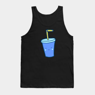 Kawaii Drink (blue) Tank Top